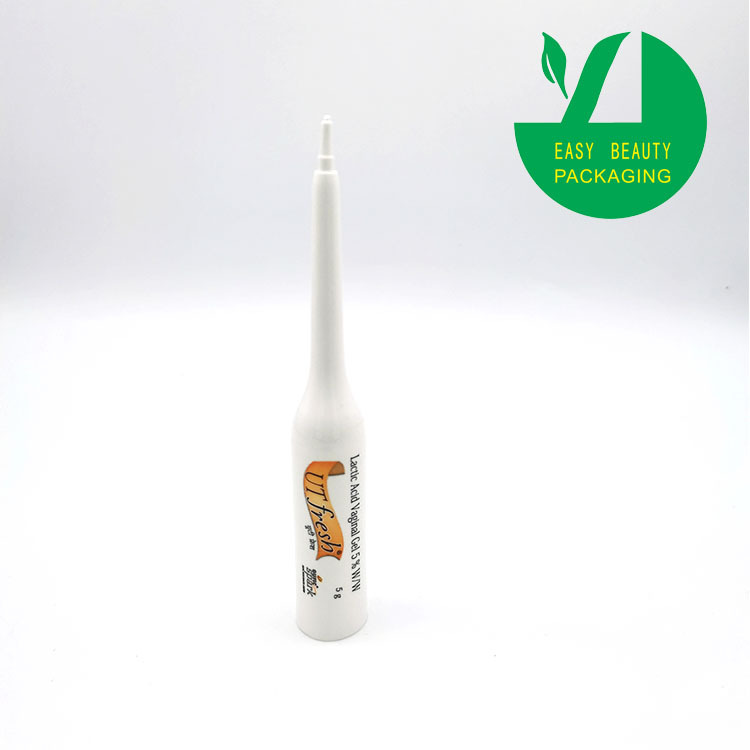 Pharmaceutical Long Nozzle PE Tube Vaginal Gel Packaging