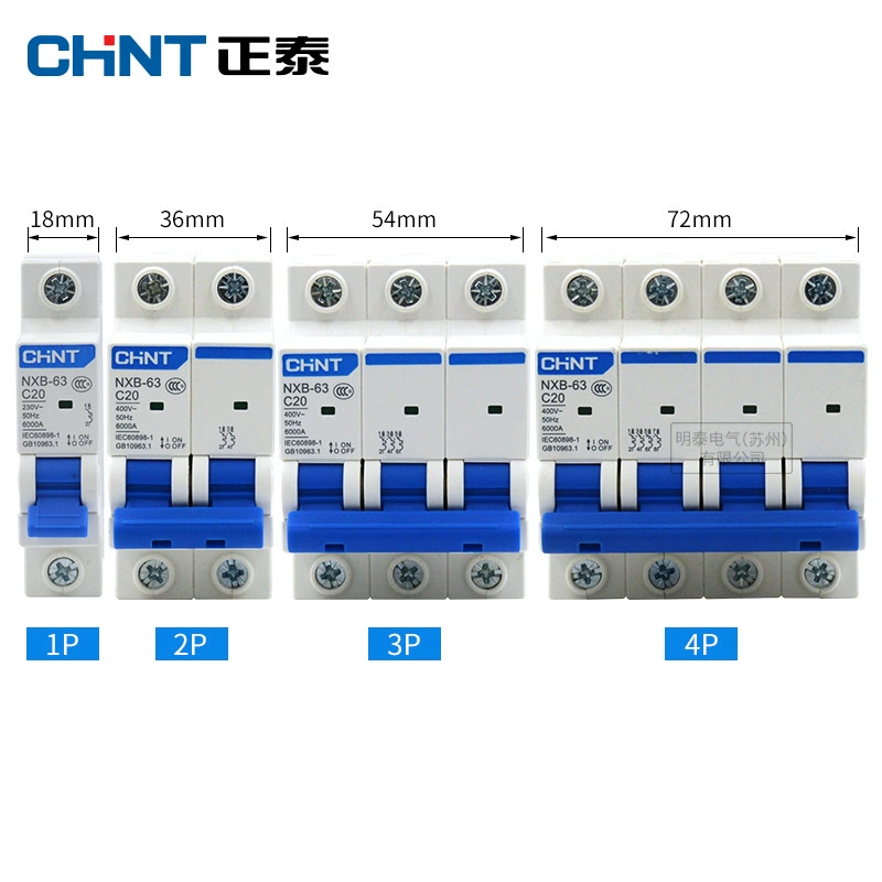 Zhengtai Kunlun NXB-63 3P C10A16A20A25A32A40A63A воздушный выключатель защитник