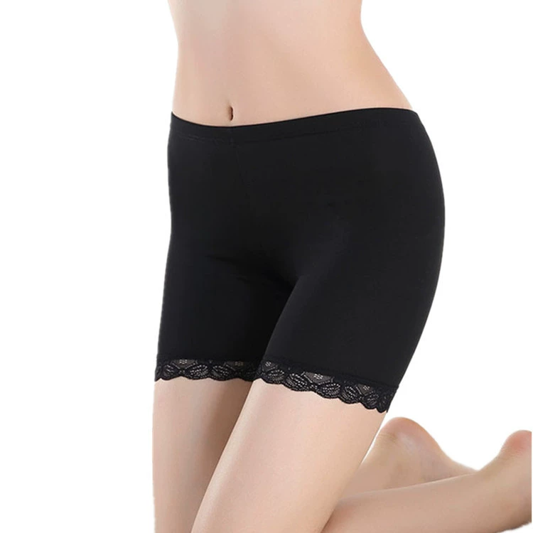 Summer thin silk safe trousers, protective underware, lace leggings, shorts
