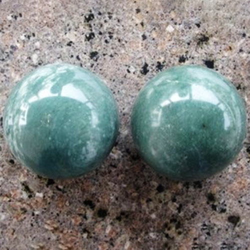 Lushan Jade Fitness Ball Lushan Green Jade Handball Jade Gift Wholesale Street Stall Supply