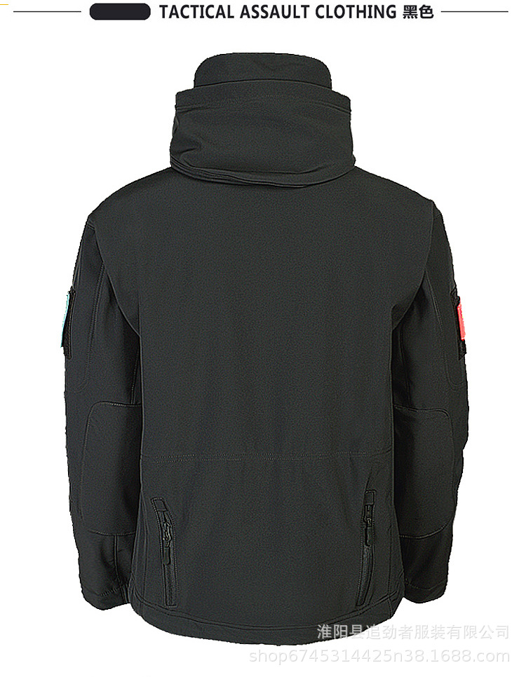 Hooded Neckline Men's Simple Style Classic Style Solid Color Coat Outdoor Jacket