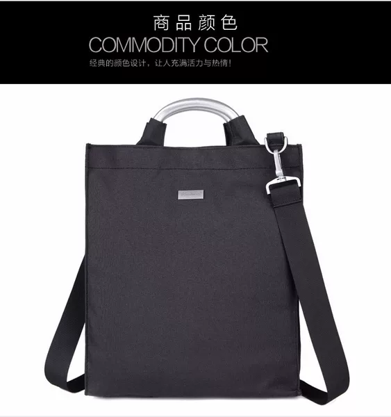 14 inch aluminum handle new business computer bag printed logo multifunctional exhibition bag single shoulder laptop bag