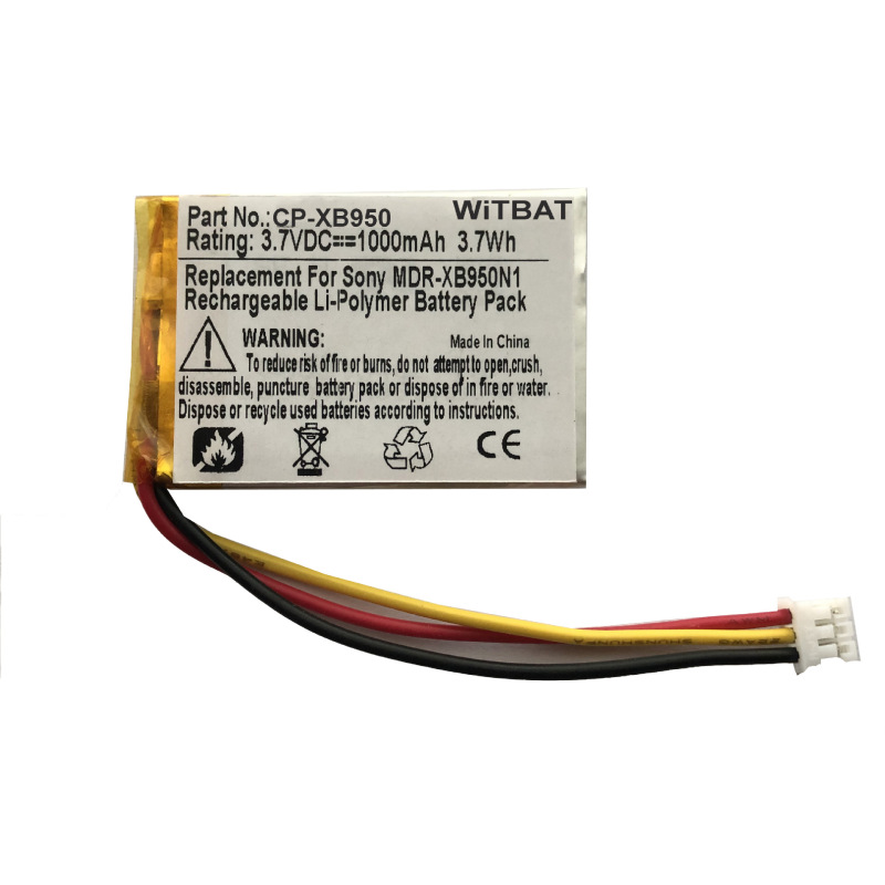 For Sony MDR-XB950N1 Bluetooth headset battery US633446E