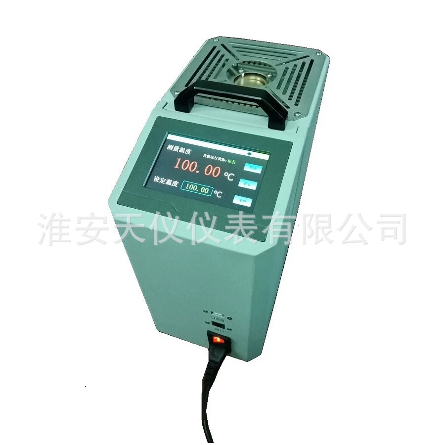 Портативный встроенный измеритель температуры источника тепла с коммуникацией для удаленного управления сенсорной сухой измерительной печью температуры тела