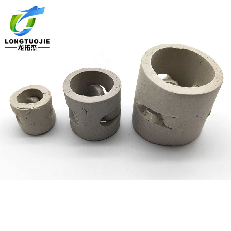 16、25、38、50、80陶瓷鲍尔环，喷淋塔、洗涤塔、再生塔陶瓷填料