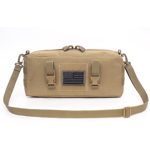 Outdoor large sundry storage bag, waterproof tactical accessories, sports waist bag, molle accessory medical bag