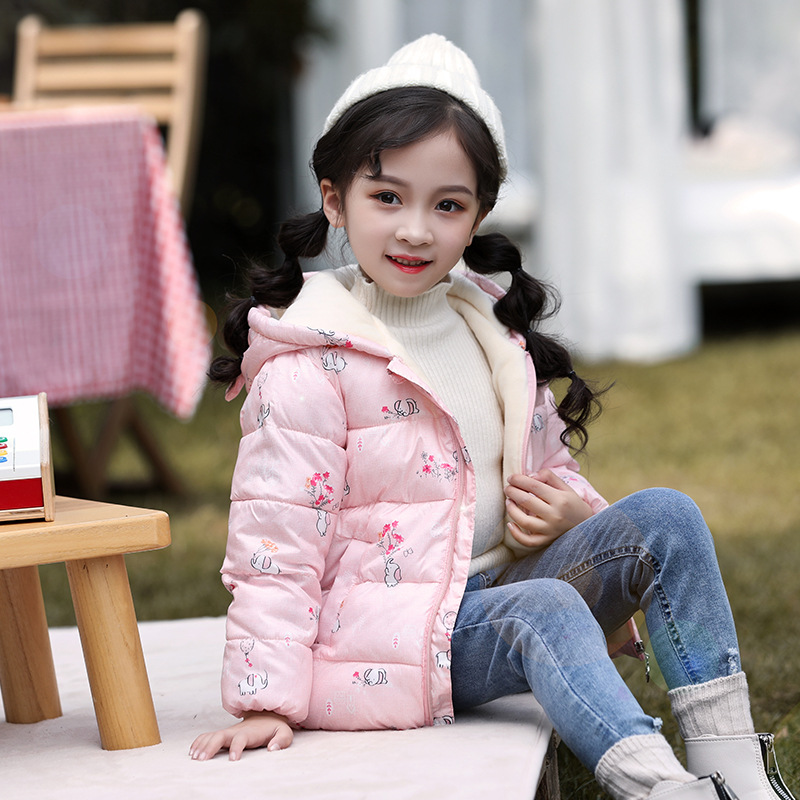 2019新款儿童羽绒棉服男女童短款棉衣宝宝棉袄男童外套婴儿加绒童|ms