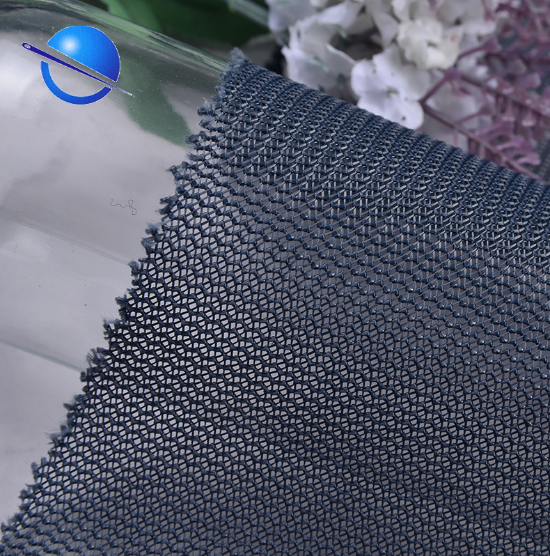 厂家直供 涤纶经编K086网布 加厚粗网箱包鞋材辅料面料