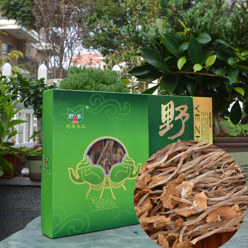 产地直销茶树菇110g礼盒装干货食用菌菇干茶树菇不开伞批发