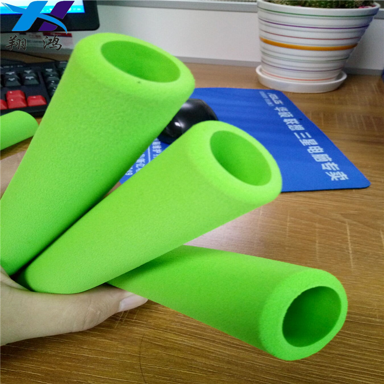 厂家生产单色双色橡塑防护泡绵套 竹节双色防滑拖把NBR手柄套