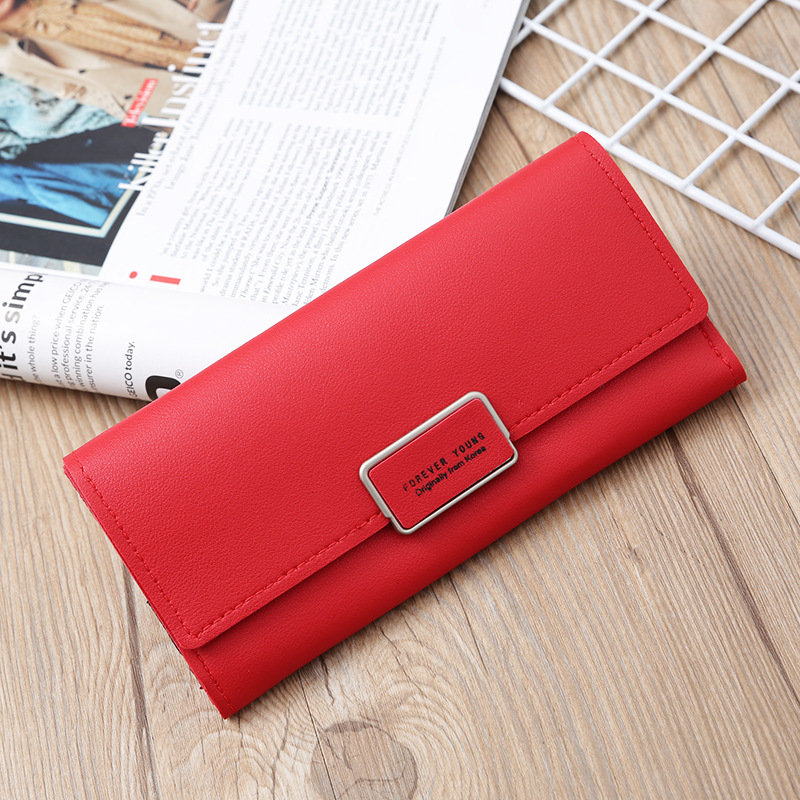 Korean Multi-card Metal Buckle Clutch Wholesale display picture 9