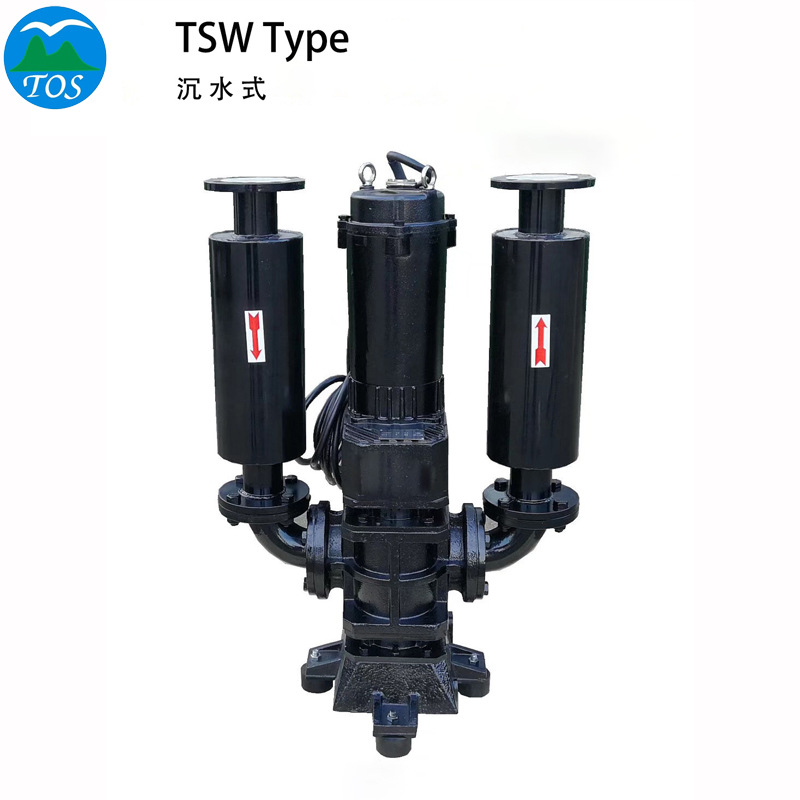 厂家直销 污水处理TSW-100静音沉水式鼓风机曝气机