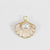 Cute pendant from pearl, earrings, hair accessory