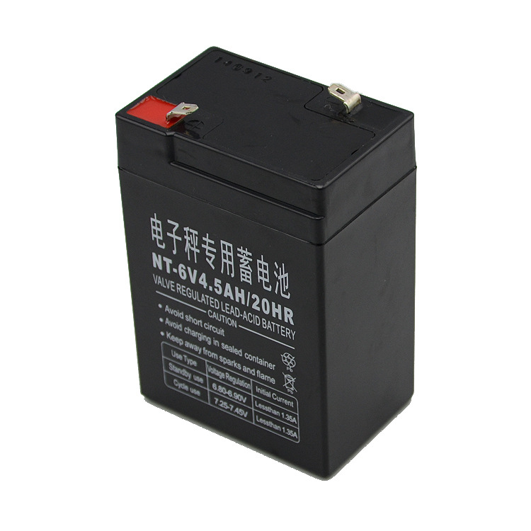 电子称蓄电池包邮 电子秤6v4.5ah 20HR计价秤台秤专用可代替