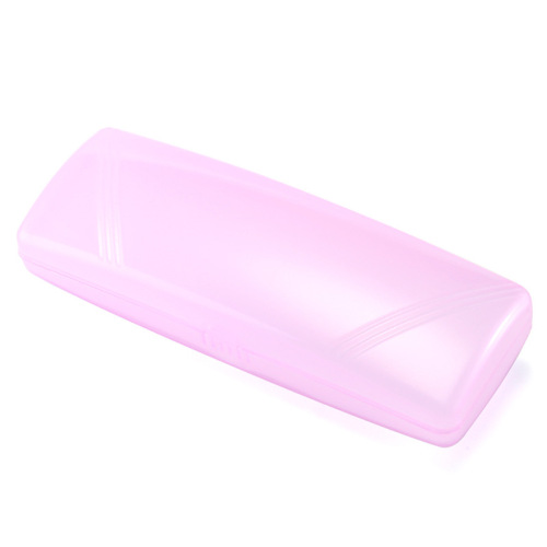 Presbyopic glasses case, multi-color plastic transparent glasses case, lightweight and portable, student myopia glasses case for men and women
