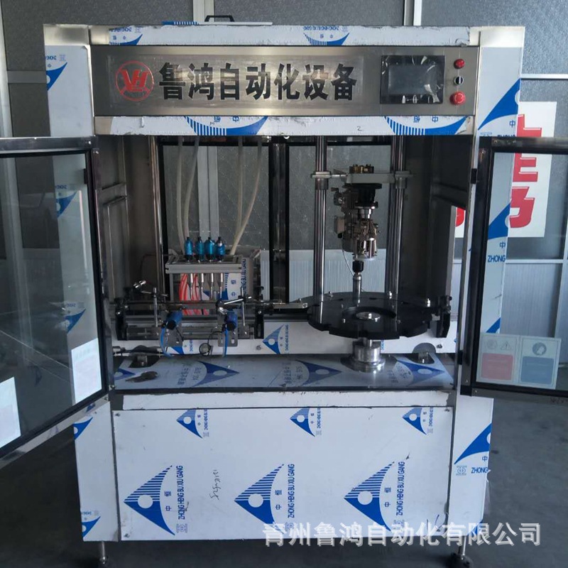 厂家供应酱油直线灌装机全自动多头灌装设备 卫生全封闭式灌装机