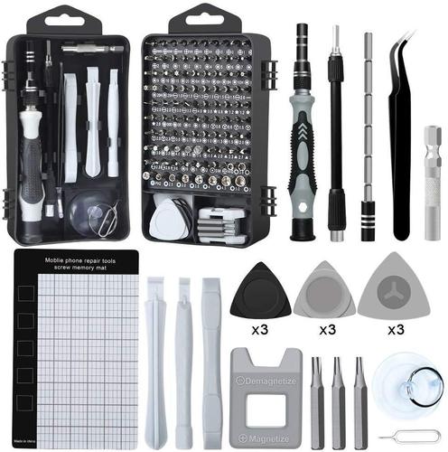 122-in-1 screwdriver tool set Apple mobile phone repair and disassembly tool multi-function manual screwdriver set