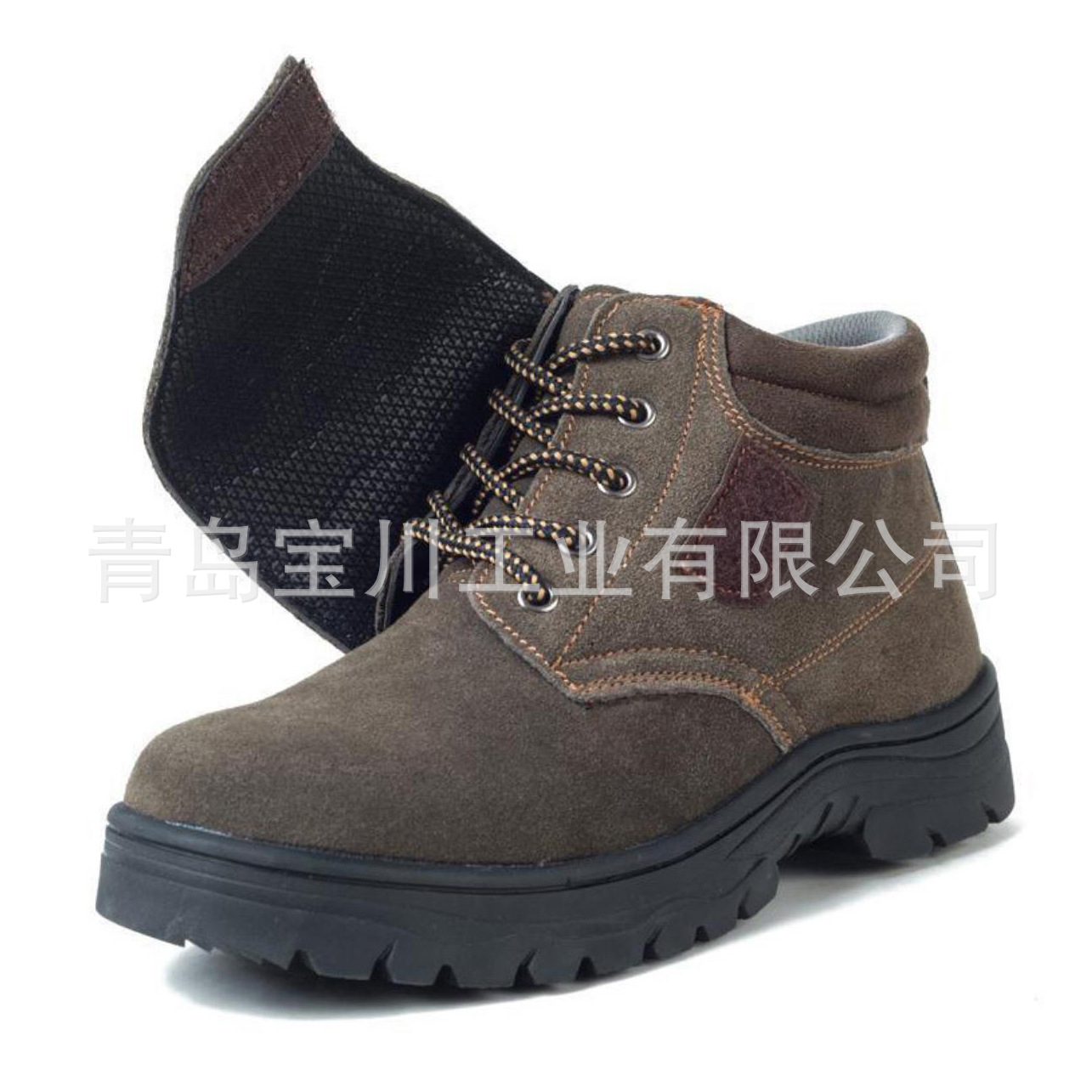 牛皮劳保鞋男防砸防刺钢头鞋 牛皮防火花焊工鞋 防滑耐磨工作鞋