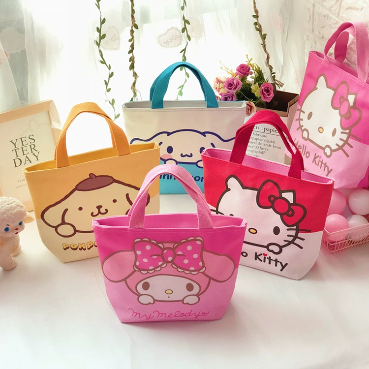 Nuby, мультяшная милая полиуретановая сумка для ланчбокса, маленькая сумочка для мамы и малыша, сумка для еды