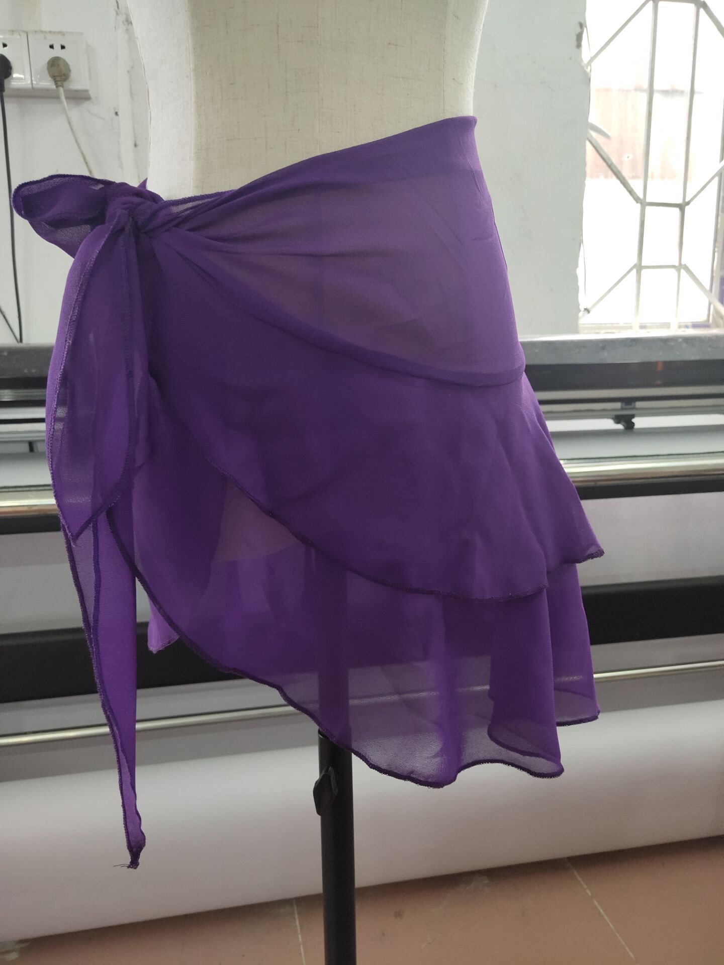 Jupe en Mousseline de soie - Ref 3441646 Image 5