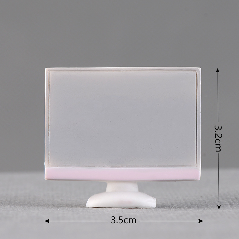 Hogar moderno muebles pequeños TV gabinete de audio tocador hervidor espejo ordenador dispensador agua resina pequeños adornos