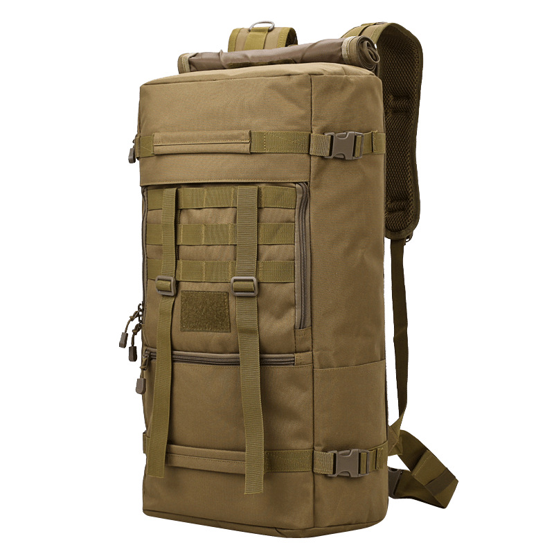 50L Tactical Multi-purpose Backpack, Large Capacity Luggage Bag, Outdoor Backpack, Men's Crossbody Bag, Dropshipping Available