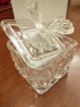 創意設計玻璃糖缸 水晶蝴蝶首飾盒居家永生花蠟燭玻璃罐 香薰燭台