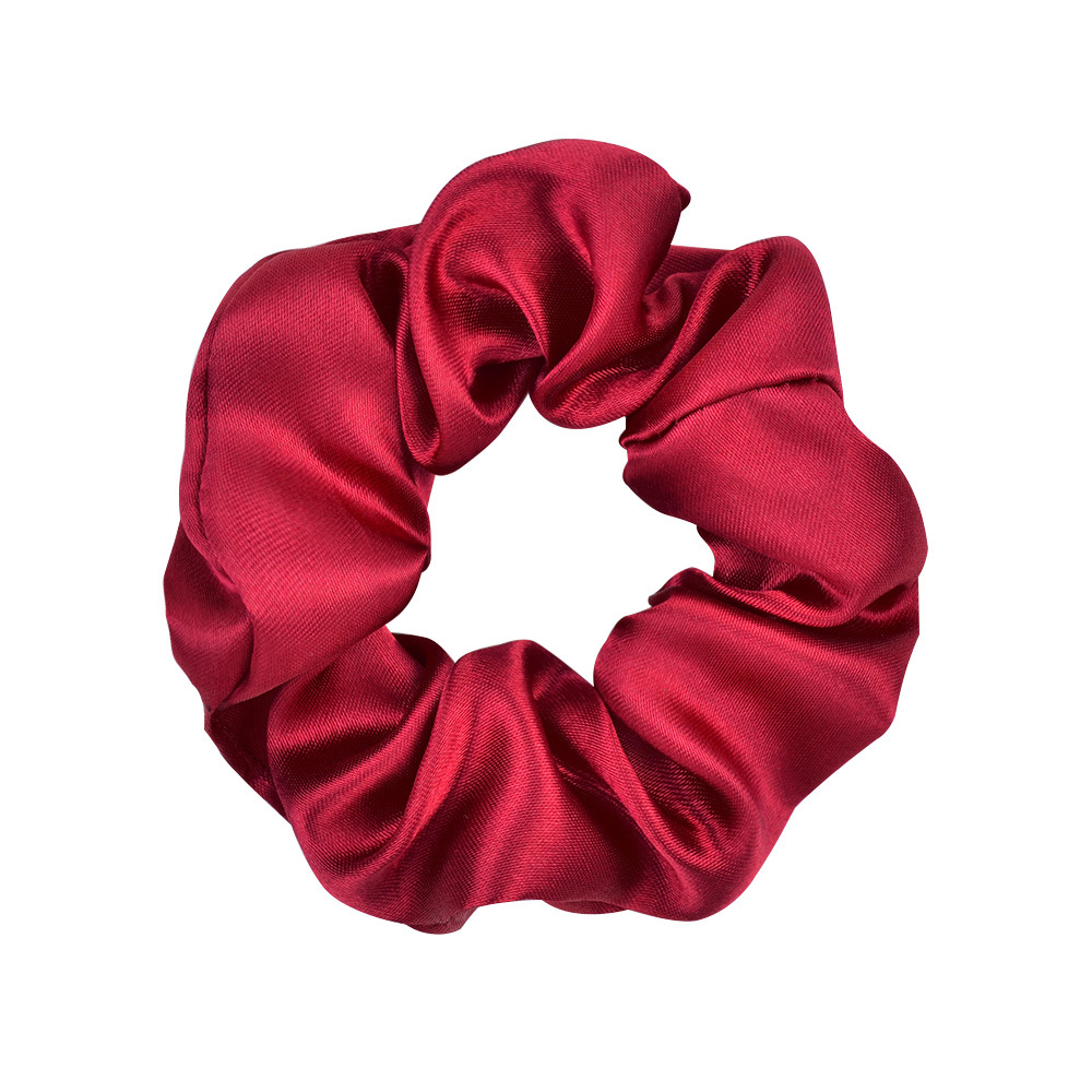 New Solid Color Large Intestine Hair Scrunchies Set display picture 5