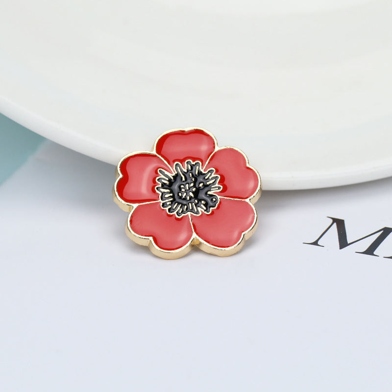 Cartoon Style Flower Alloy Enamel Plating Unisex Brooches display picture 1