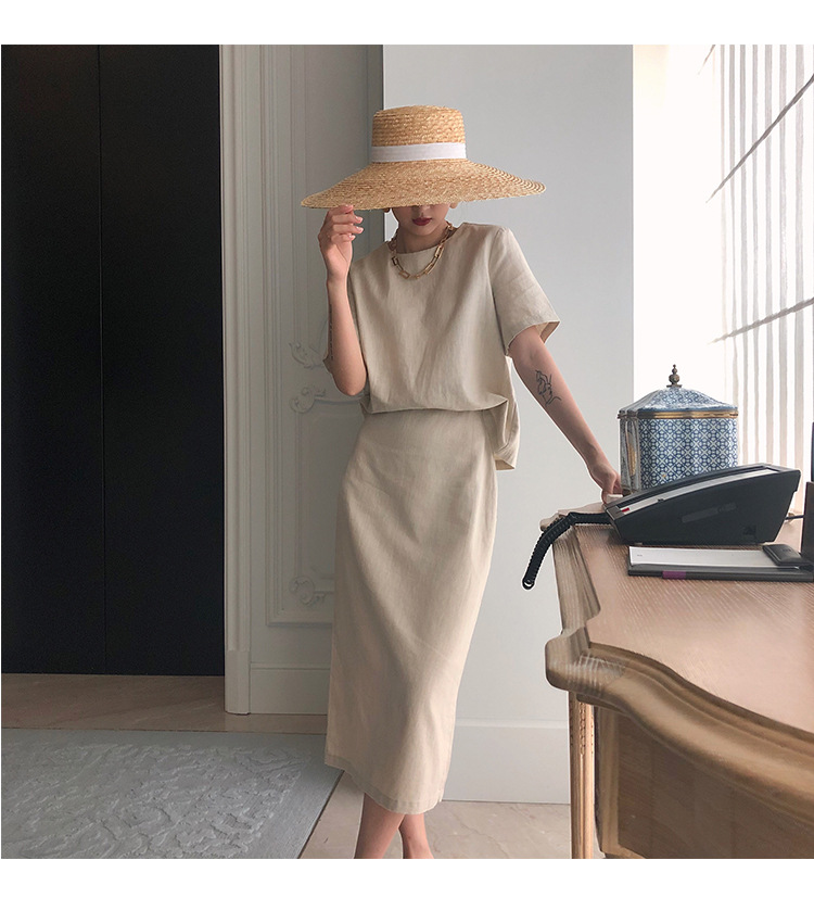 Costume femme HUI HUI en Coton et lin - Ref 3333898 Image 17