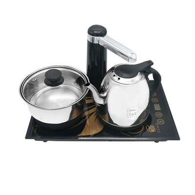廠家批發不鏽鋼三合壹電熱泡茶燒水壺自動上水快速茶爐壹件代發