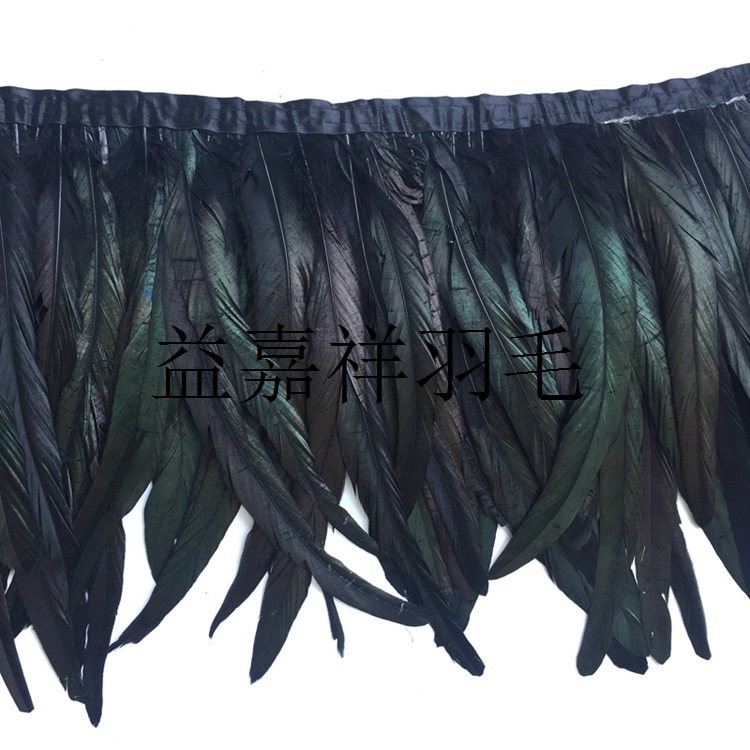 工厂直销鸡毛好品质公鸡尾羽毛diy 舞台服装装饰