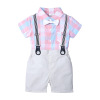 Summer children's dress, overall, thin trousers