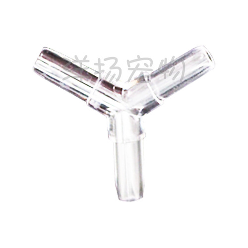 Fish tank, aquarium air pump accessories, oxygen tube, transparent straight-through three-way four-way corner gas head tap for gas adjustment