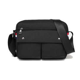 新品单肩包男士帆布斜挎包韩版男包学生挎包休闲挂包工厂直销定制