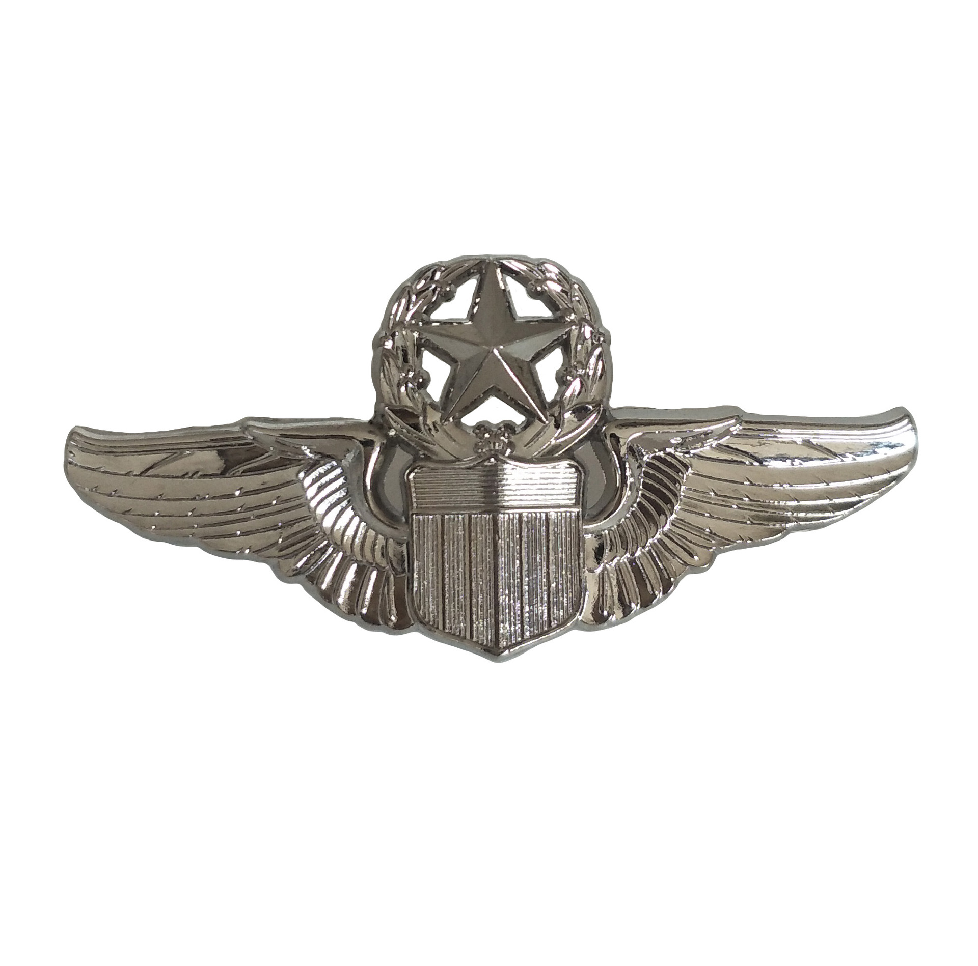 Insignia de la insignia de la calificación de piloto de la Fuerza Aérea estadounidense de la Segunda Guerra Mundial insignia de plata de oro insignia de ala voladora