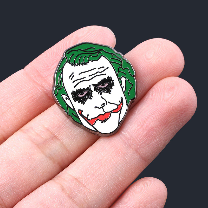 2019 New Movie Joker Clown Origin Brooch Personalized Men's and Women's Fashion Trend Badge Hat Accessories