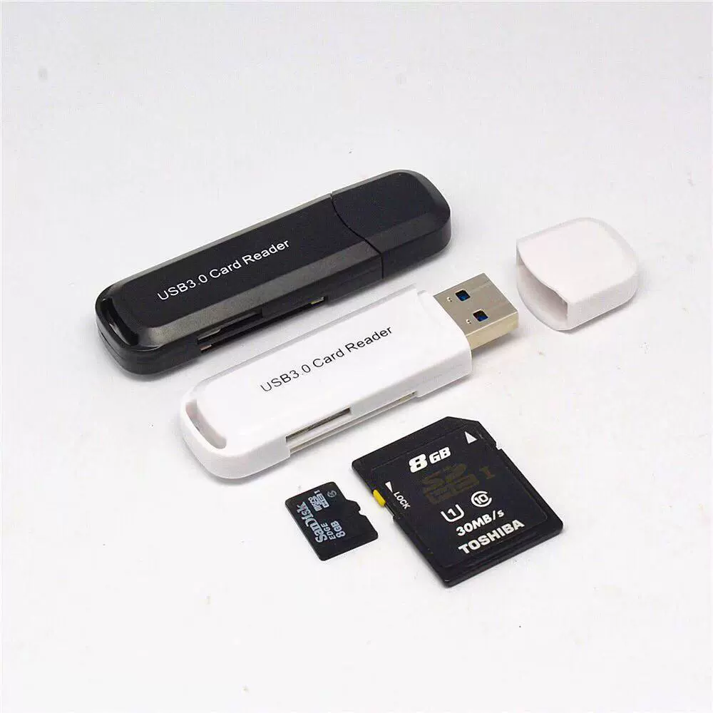 USB3.0 card reader TFSD two -in -one card reader Multifunctional 3.0 card reader Really 3.0 two -in -one -reader reader