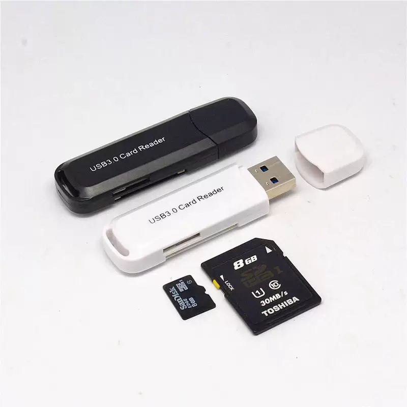 USB3.0 card reader TFSD two -in -one card reader Multifunctional 3.0 card reader Really 3.0 two -in -one -reader reader