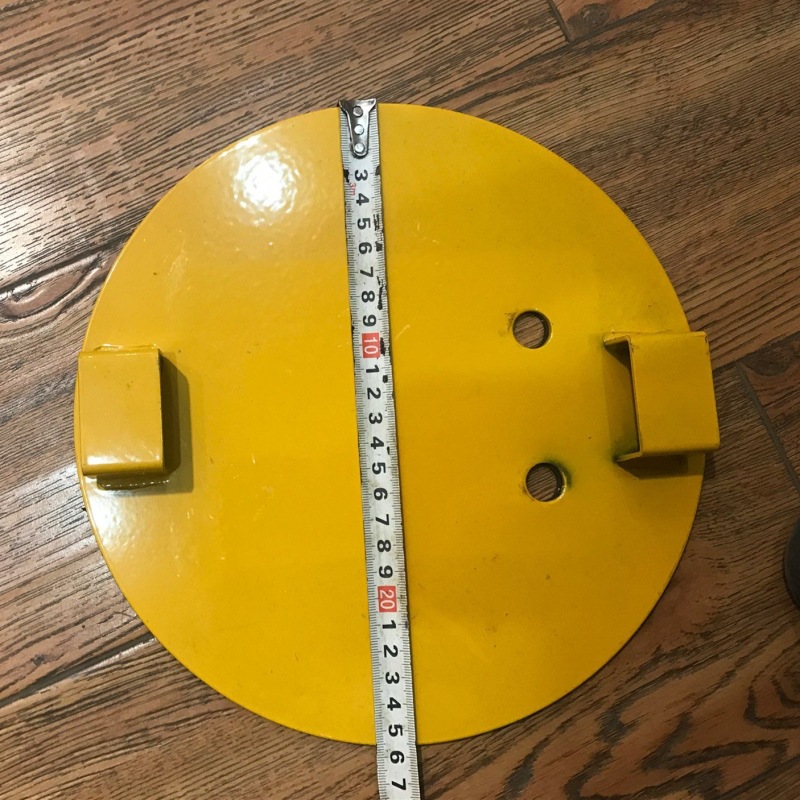 Factory direct sales of car locks, anti-theft three-fork wheel locks, parking lot tire locks with discs, car locks wholesale detail image 7