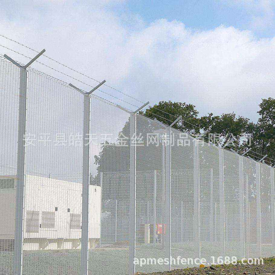 热镀锌358防爬高 防护网358护栏密文固定扁铁连接12.7x76.2mm