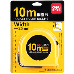 Leili 8210 Steel Tape Measure Retraction Buffer Device ABS Housing Shockproof Imperial Measurement Tape 10 Meter Tape