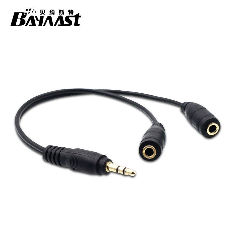 3,5 Гарнитура One-Two-Line Пара Sharer Компьютер Аудио Адаптер Линия Гарнитура Разветвитель 1-2