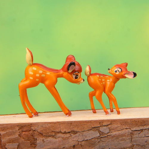 Self-healing warm series deer zoo figure Korean version creative small fresh gardening versatile landscaping doll