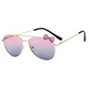 Summer children's metal sunglasses, glasses with bow