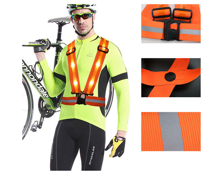 晶格交叉背心(橙色松紧)