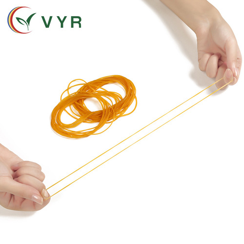 Yueyi 60*1.4 yellow transparent rubber band rubber ring cowhide band high temperature resistant wholesale environmental protection