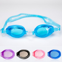 Silicone Swim Goggles with Cartoon Animal Toys for Children, High Definition Waterproof Anti-Fog Swim Goggles for Adults, Factory Direct