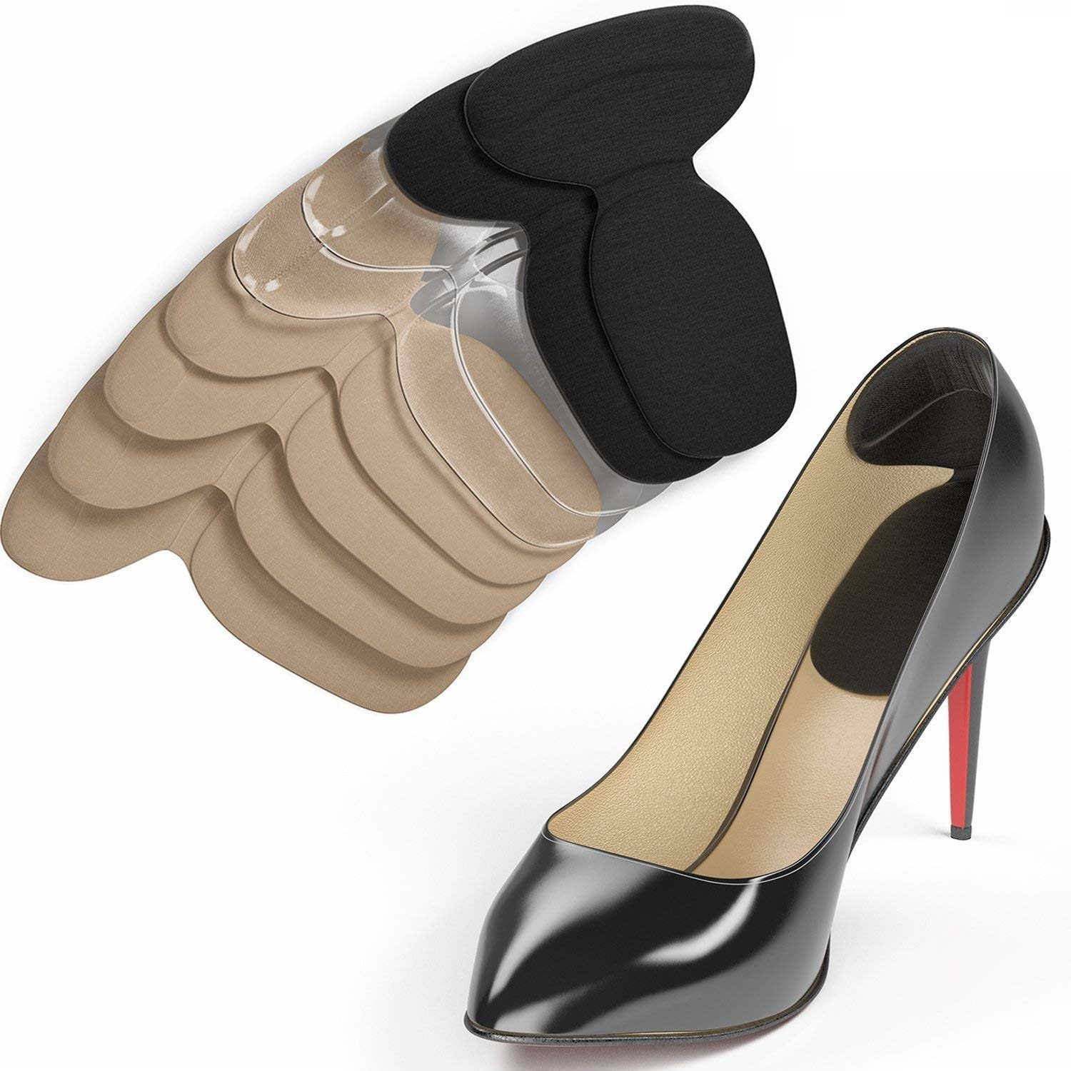 Transparent silicone heel sticker