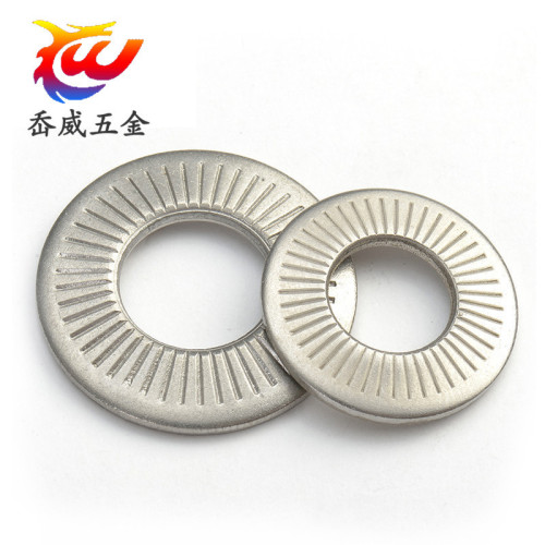 304 stainless steel anti-skid washer butterfly/saddle single-sided toothed washer toothed anti-skid washer M3-M20